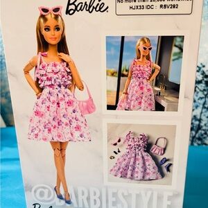 Barbie Gold Label Spring Dress Ensemble & Accessories @Barbiestyle NIB with COA